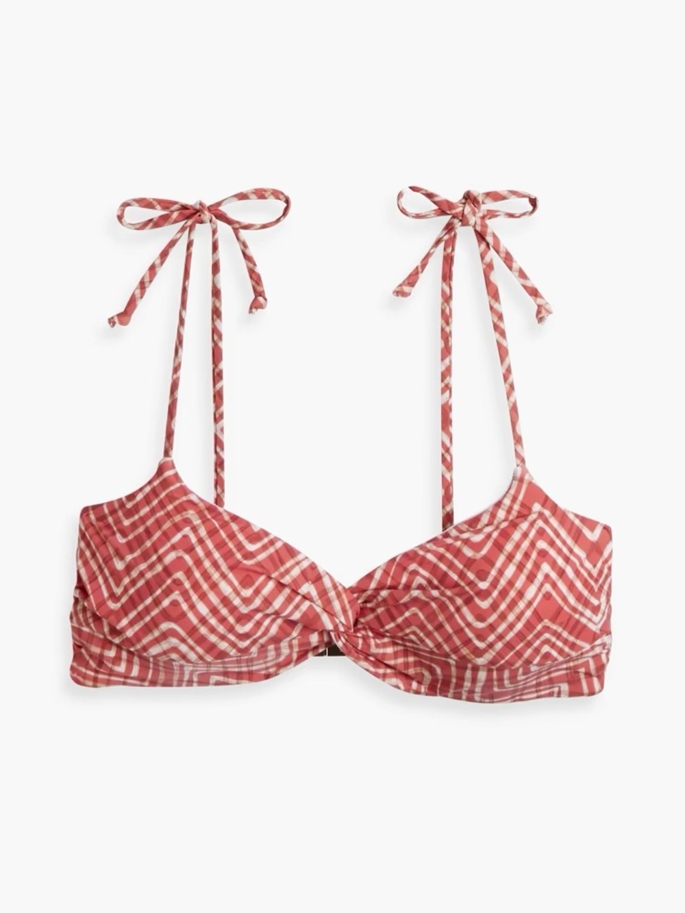 NWT Jets Australia by Jessika Allen ‘Bonita’ Twist Front Bikini Top in “Maple” 8